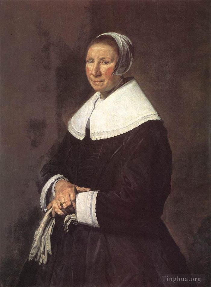 Frans Hals Ölgemälde - Porträt einer Frau 1648
