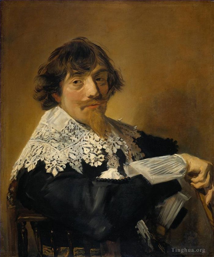 Frans Hals Ölgemälde - Porträt eines Mannes, möglicherweise Nicolaes Hasselaer