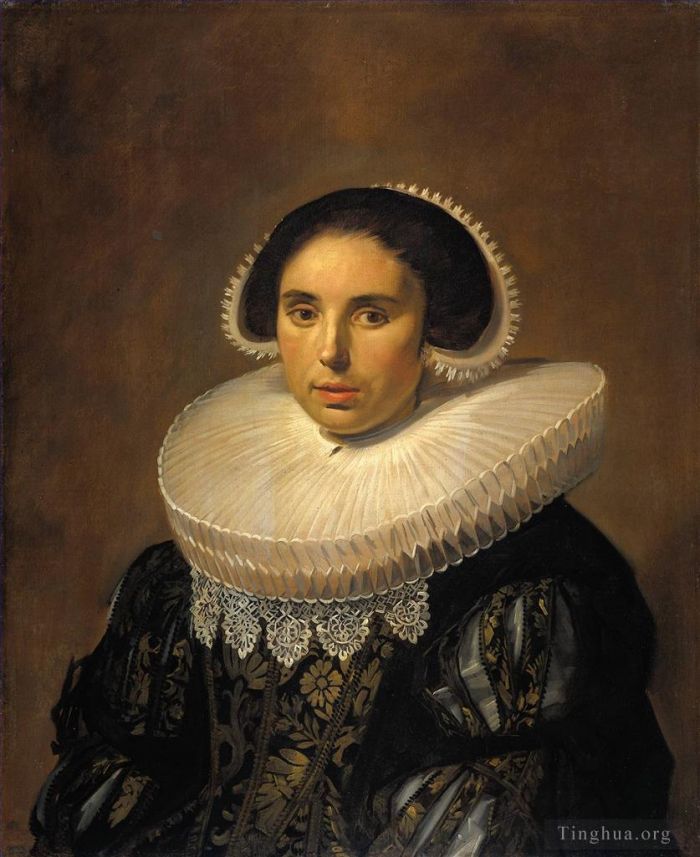 Frans Hals Ölgemälde - Porträt einer Frau, möglicherweise Sara Wolphaerts van Diemen