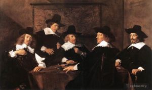Frans Hals Werk - Regenten des St. Elizabeth Hospital von Haarlem