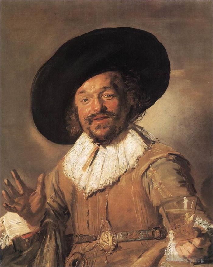 Frans Hals Ölgemälde - Der fröhliche Trinker WGA