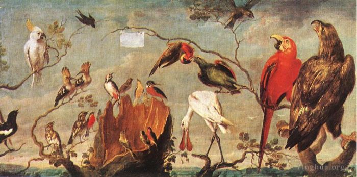 Frans Snyders Ölgemälde - Konzert der Vögel