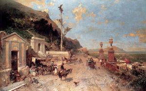 Franz Richard Unterberger Werk - La Strada Monreale Palermo
