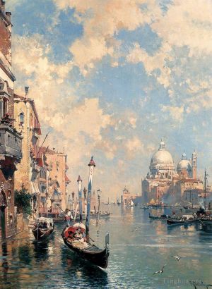 Franz Richard Unterberger Werk - Der Canal Grande Venedig Venedig