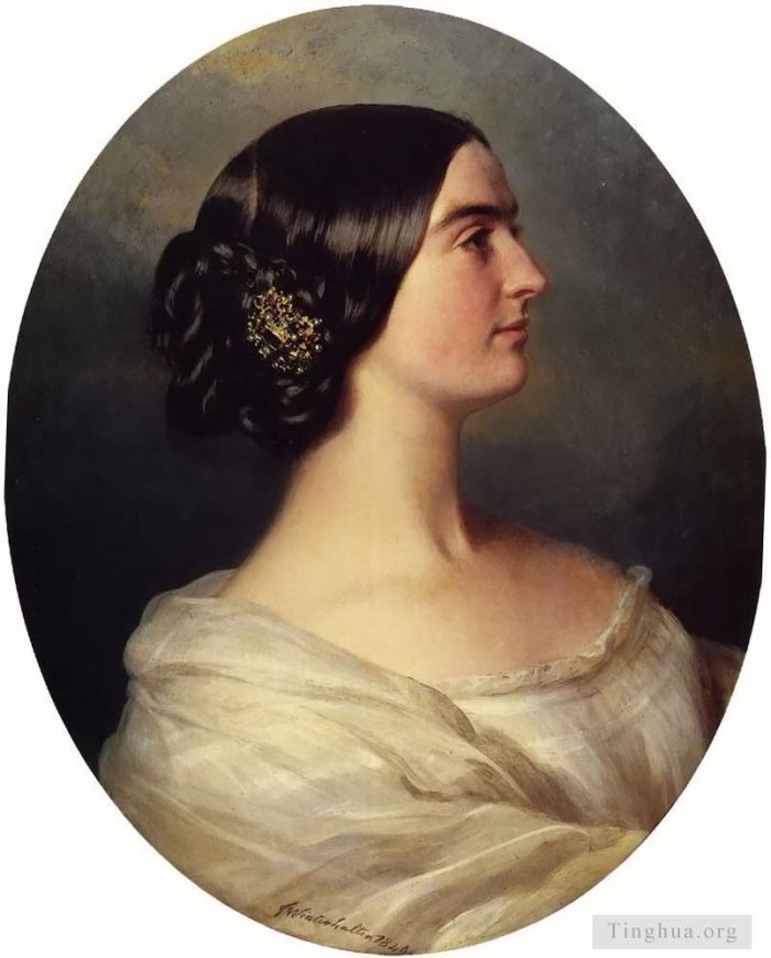 Franz Xaver Winterhalter Ölgemälde - Charlotte Stuart Viscountess Canning