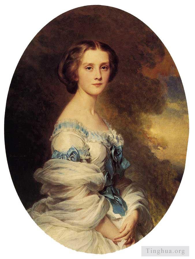Franz Xaver Winterhalter Ölgemälde - Melanie de Bussière Comtesse Edmond de Pourtales