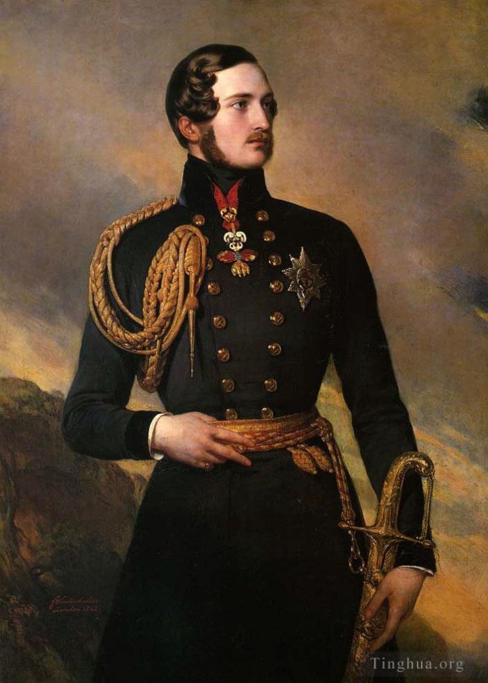 Franz Xaver Winterhalter Ölgemälde - Prinz Albert 1842