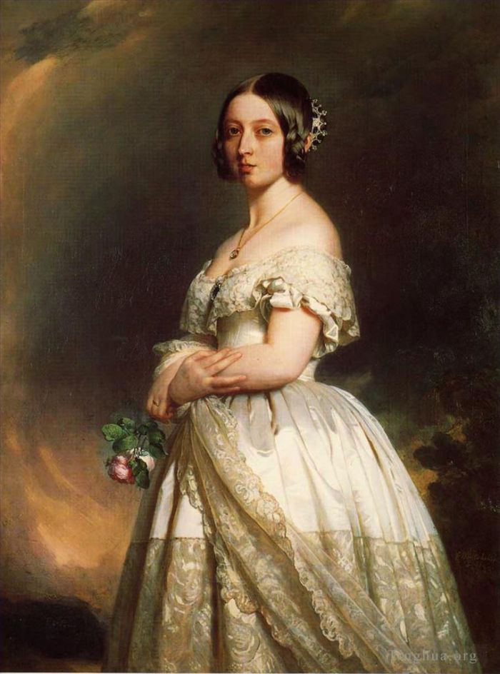 Franz Xaver Winterhalter Ölgemälde - Königin Victoria 1842