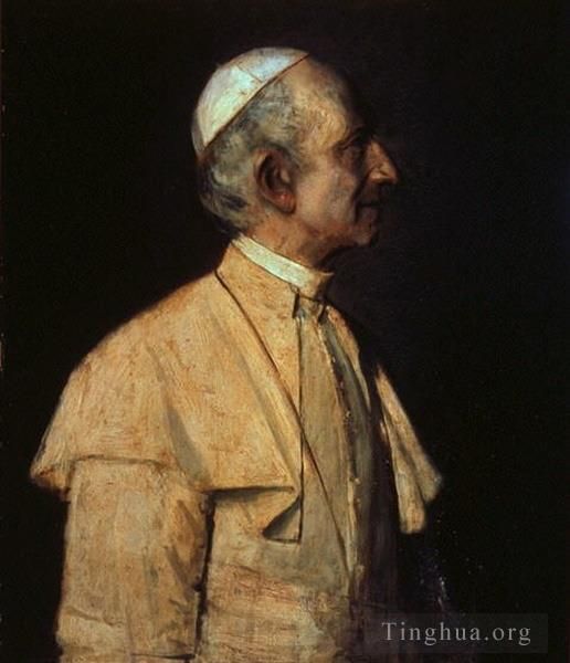 Franz von Lenbach Ölgemälde - Papst Leo XIII