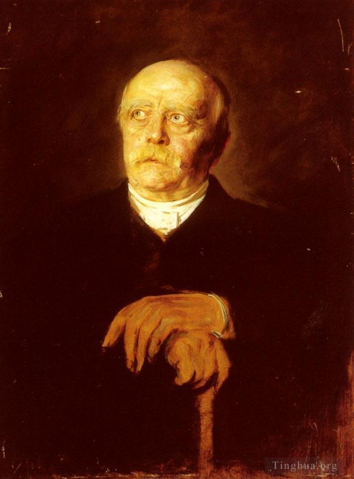 Franz von Lenbach Ölgemälde - Porträt von Fürst Otto von Bismarck
