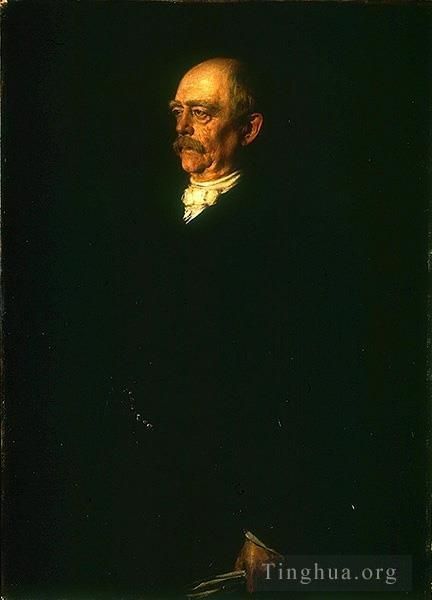 Franz von Lenbach Ölgemälde - Porträt von Otto von Bismarck