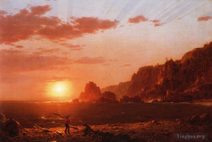 Frederic Edwin Church Ölgemälde - Insel Grand Manan