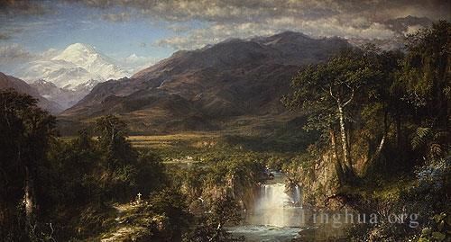 Frederic Edwin Church Ölgemälde - Herz der Anden