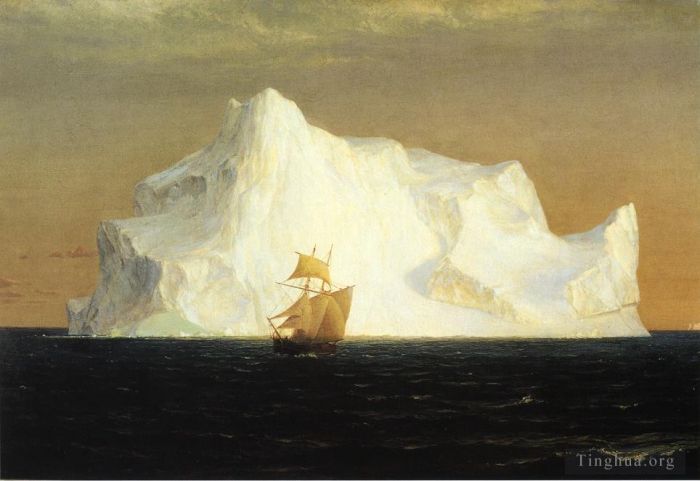 Frederic Edwin Church Ölgemälde - Der Eisberg