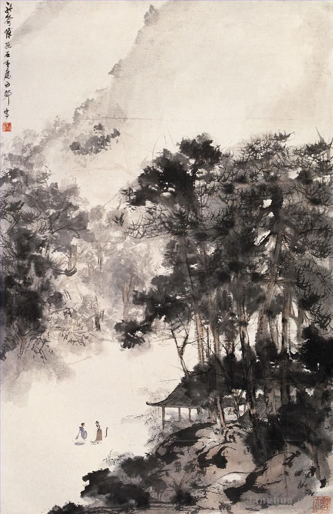 Fu Baoshi Chinesische Kunst - 08 Chinesische Landschaft