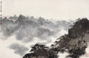 Fu Baoshi Werk - 22 Chinesische Landschaft