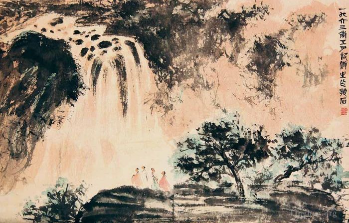Fu Baoshi Chinesische Kunst - 24 Chinesische Landschaft