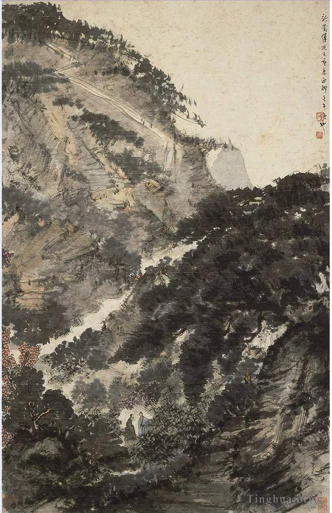 Fu Baoshi Chinesische Kunst - 41 Chinesische Landschaft