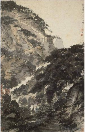Fu Baoshi Werk - 41 Chinesische Landschaft