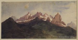 George Frederic Watts Werk - Alpenlandschaft