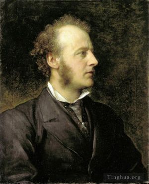 George Frederic Watts Werk - Porträt von Sir John Everett Millais 1871