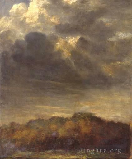 George Frederic Watts Ölgemälde - Studium der Wolken