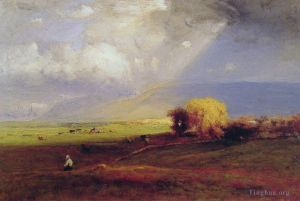 George Inness Werk - Vorbeiziehende Wolken, vorbeiziehender Schauer