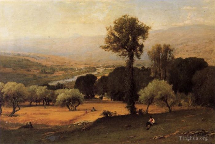 George Inness Ölgemälde - Das Perugia-Tal