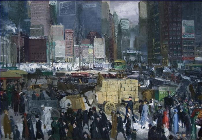 George Wesley Bellows Ölgemälde - New York