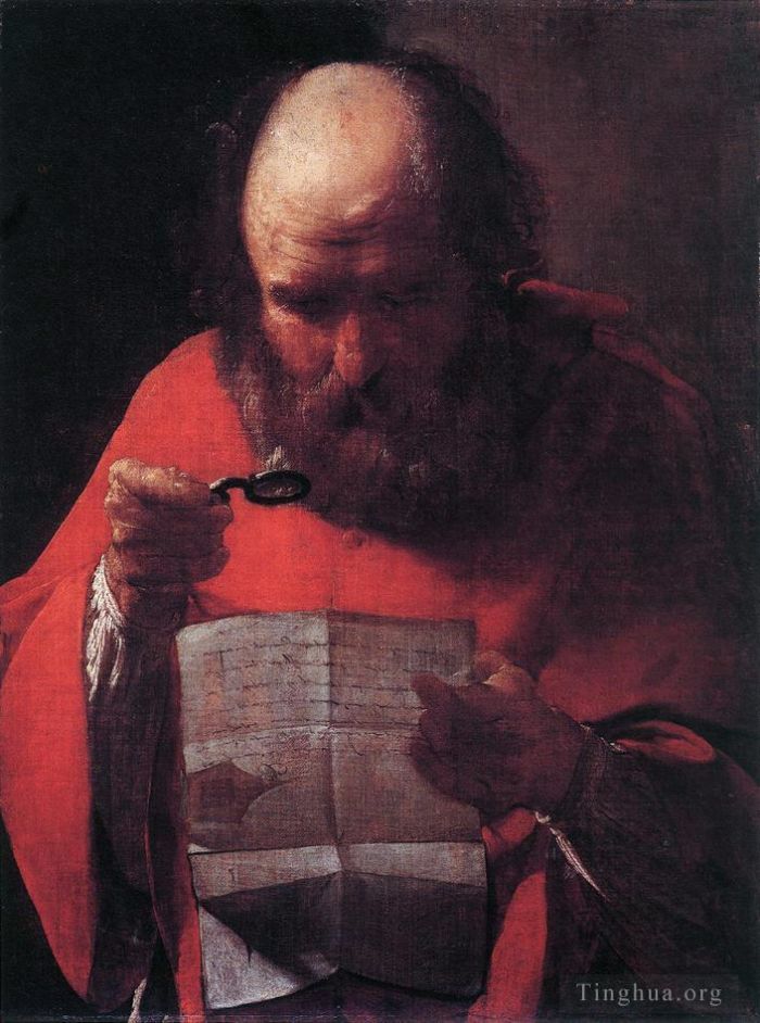 Georges de La Tour Ölgemälde - Lesung des Heiligen Hieronymus