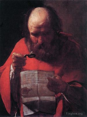 Georges de La Tour Werk - Lesung des Heiligen Hieronymus