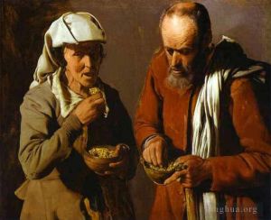 Georges de La Tour Werk - Das Porridge Eaters ABC