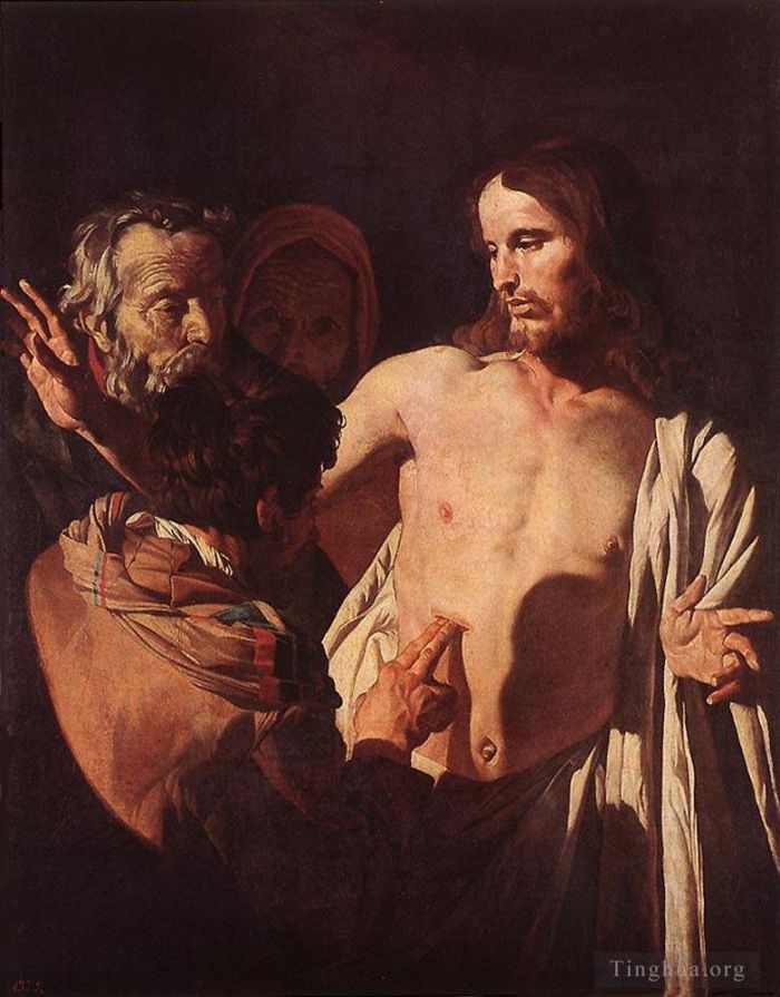 Gerard van Honthorst Ölgemälde - Die Ungläubigkeit des heiligen Thomas