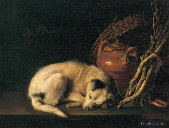 Gerrit Dou Ölgemälde - Hund