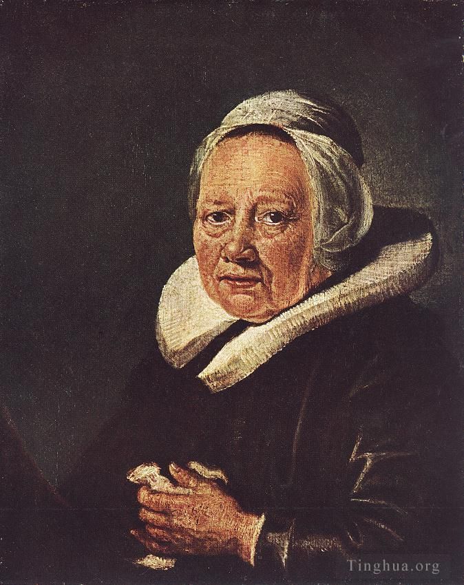 Gerrit Dou Ölgemälde - Porträt einer alten Frau