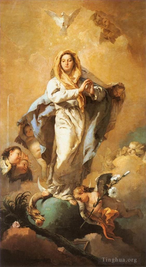 Giovanni Battista Tiepolo Ölgemälde - Die Unbefleckte Empfängnis