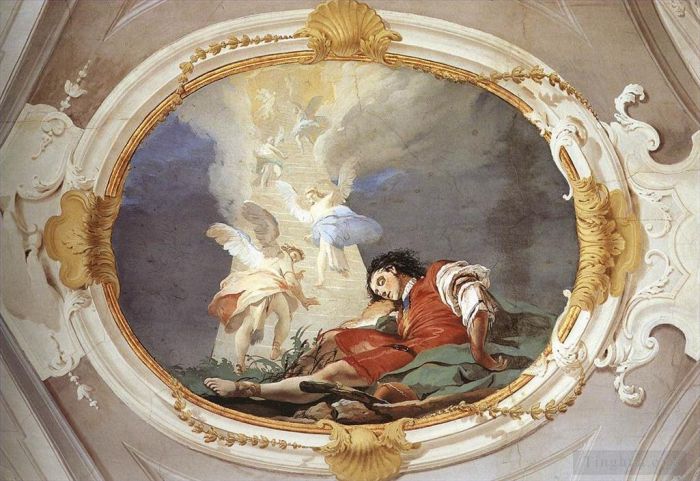 Giovanni Battista Tiepolo Andere Malerei - Palazzo Patriarcale Jacobs Dream
