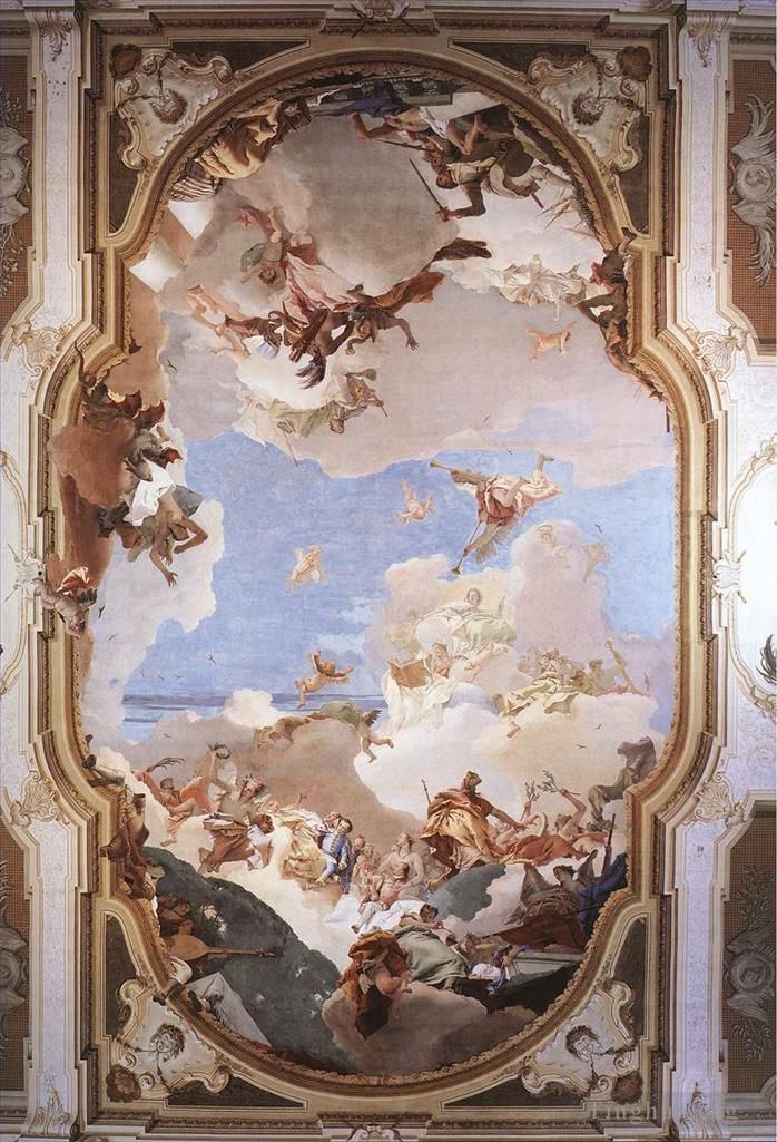 Giovanni Battista Tiepolo Andere Malerei - Die Apotheose der Familie Pisani