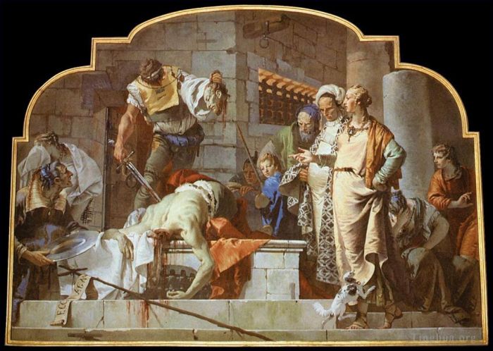 Giovanni Battista Tiepolo Andere Malerei - Die Enthauptung Johannes des Täufers