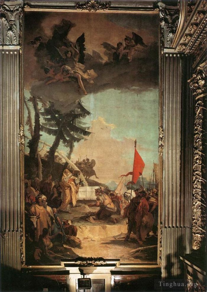 Giovanni Battista Tiepolo Andere Malerei - Das Opfer Melchisedeks