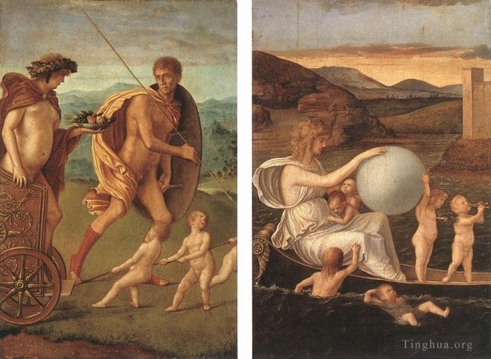 Giovanni Bellini Ölgemälde - Vier Allegorien 1
