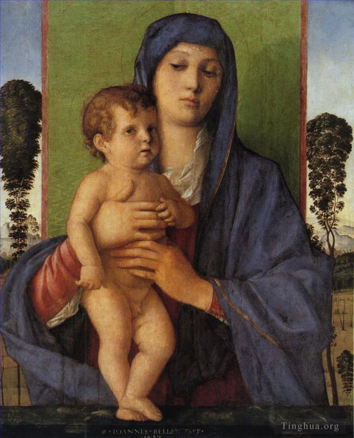 Giovanni Bellini Ölgemälde - Madonna degli Albertetti