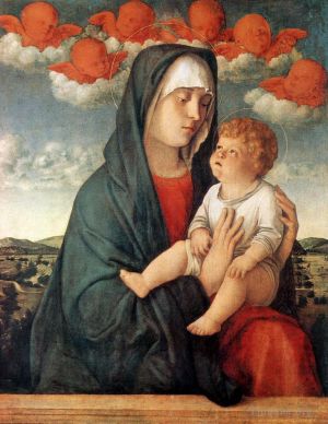 Giovanni Bellini Werk - Madonna der roten Engel