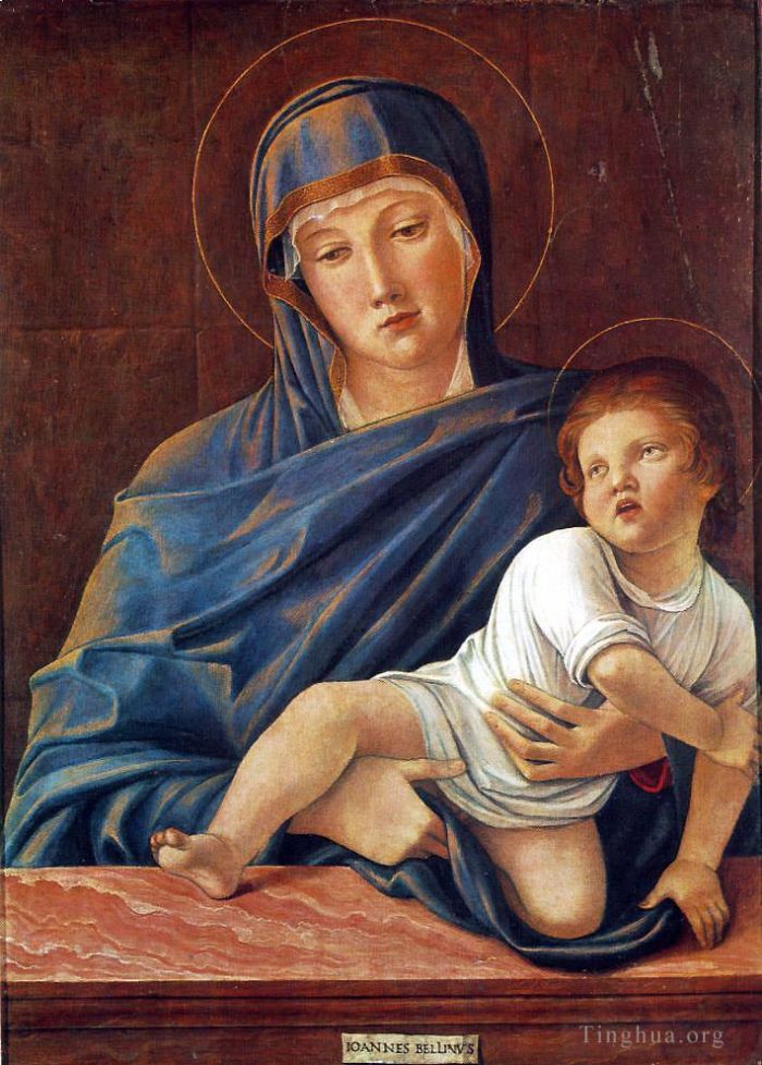 Giovanni Bellini Ölgemälde - Madonna mit dem Kind