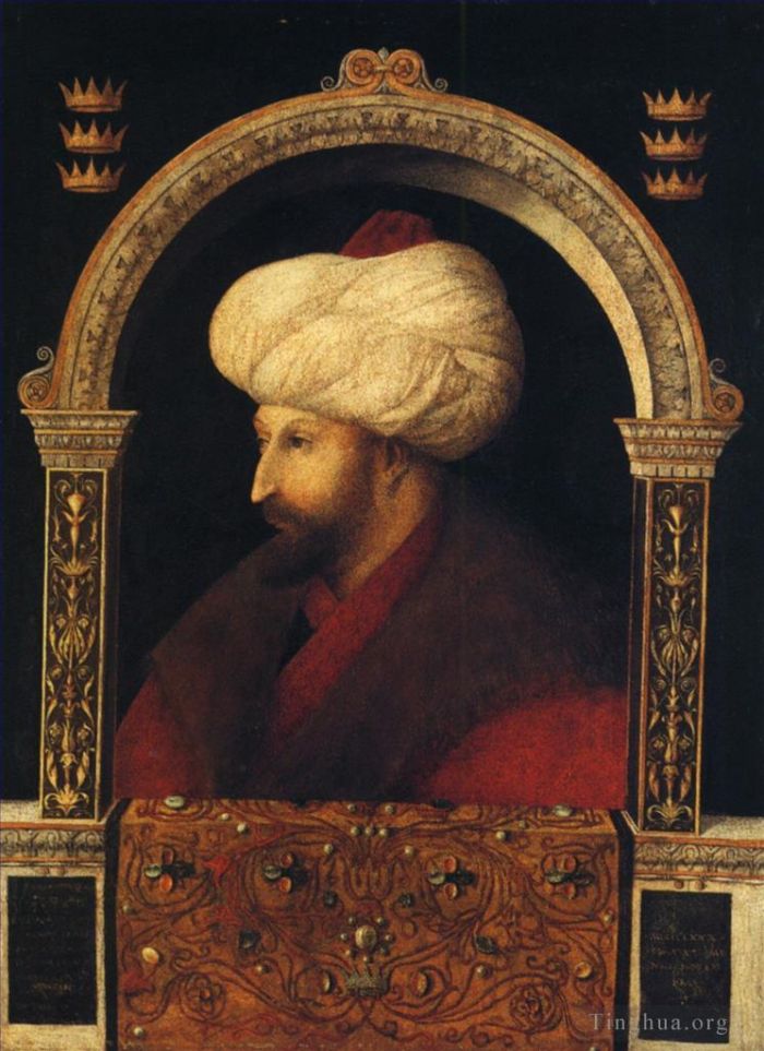 Giovanni Bellini Ölgemälde - Porträt von Mehmer II