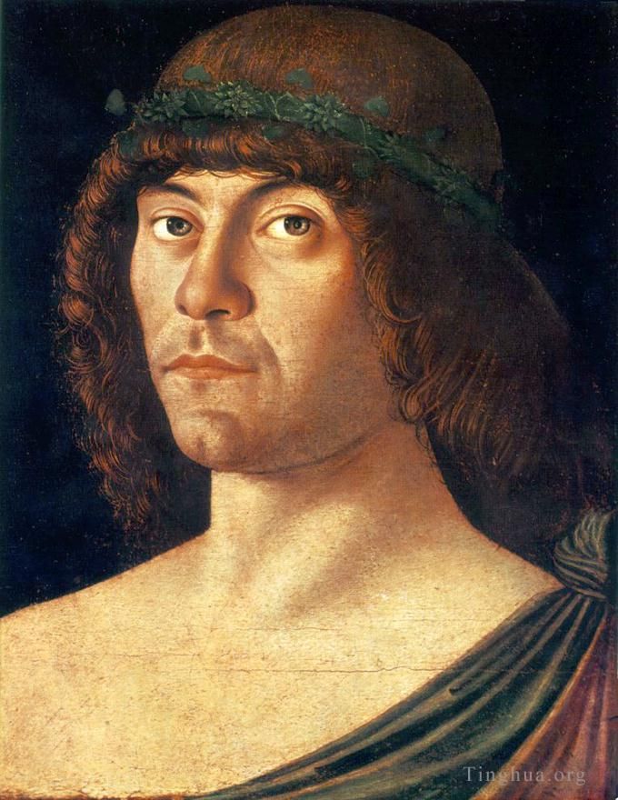 Giovanni Bellini Ölgemälde - Porträt eines Humanisten