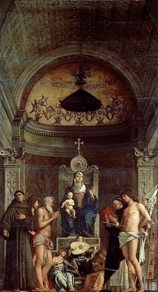 Giovanni Bellini Ölgemälde - Altarbild von San Giobbe