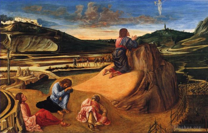 Giovanni Bellini Ölgemälde - Die Qual im Garten
