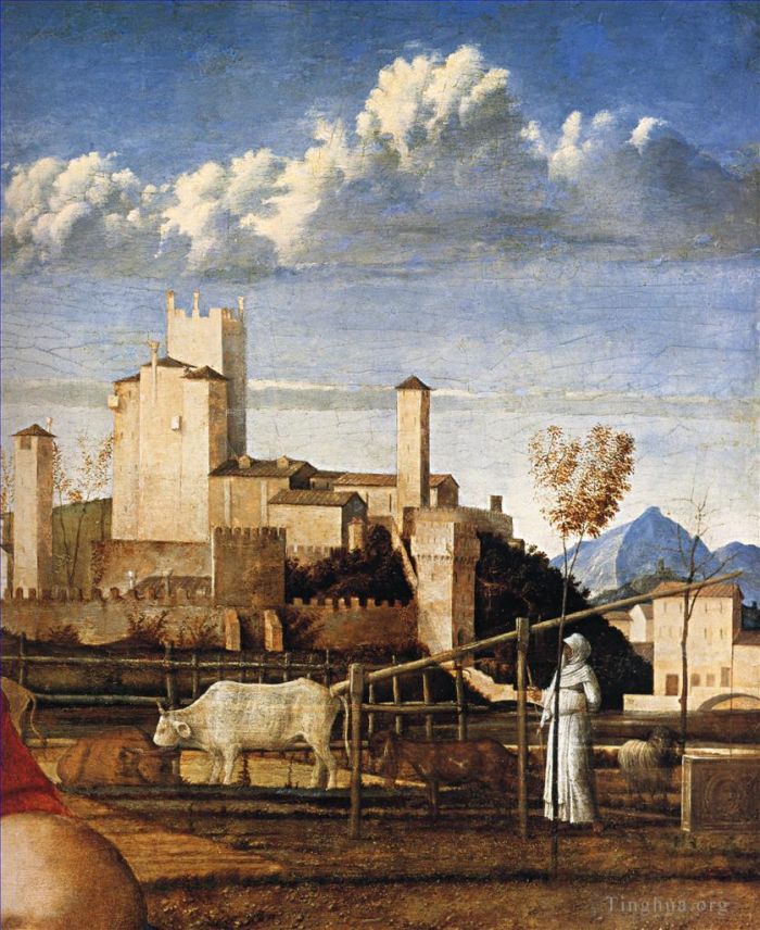 Giovanni Bellini Ölgemälde - Die Jungfrau und das Kind dt1