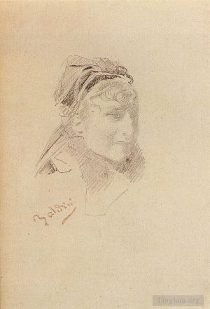 Giovanni Boldini Werk - Porträt von Sarah Bernhardt
